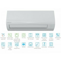 Daikin Sensira FTXF71D / RXF71D Κλιματιστικό Inverter 24000 BTU A/A Daikin Sensira FTXF71D / RXF71D Κλιματιστικό Inverter 24000 BTU A/A